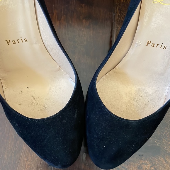 Christian Louboutin Argotik 100 Suede Pumps Size 38/8 - Picture 2 of 9